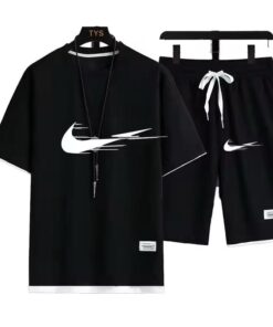 Autumn New Short Sleeved Summer Slim Quick Drying Sportswear Men's Set, With Short Sleeved Top, Sports available in all sizes