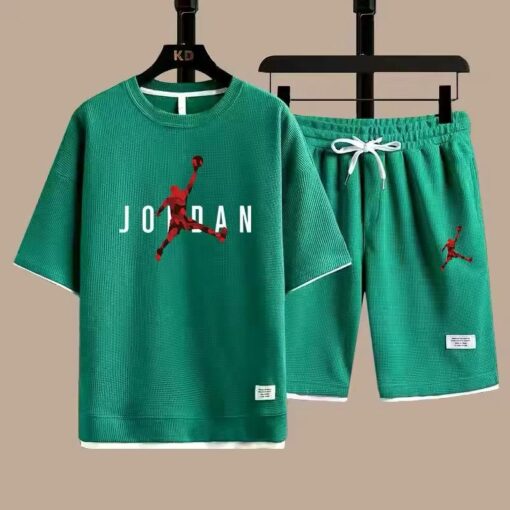 New Men's Sets Summer T-shirt Pants Set Casual Men's Clothing Fashion Suit Men's Tracksuits available in all sizes